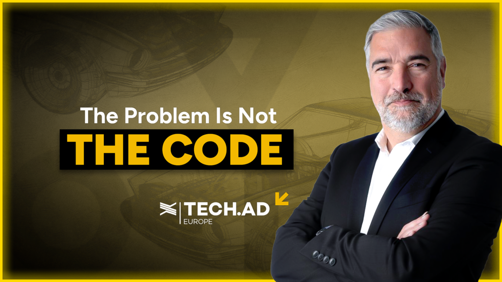 Stéphane Lagresle at Tech.AD Europe Berlin, Under the Hood Automotive Storytelling podcast episode on autonomous vehicle testing and homologation